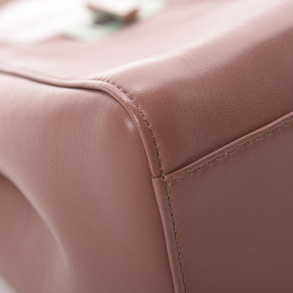 Fendi Nappa Colorblock Mini Peekaboo Iconic Satchel English Rose Plaster Oxigen 11 of 14