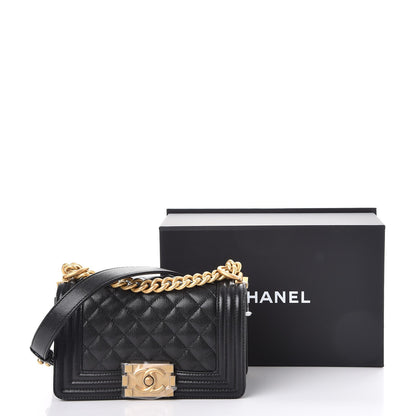 Chanel Caviar Quilted Small Boy Flap Black 8 of 8