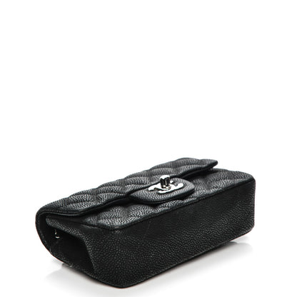 Chanel Iridescent Caviar Quilted Extra Mini Flap Black 4 of 7