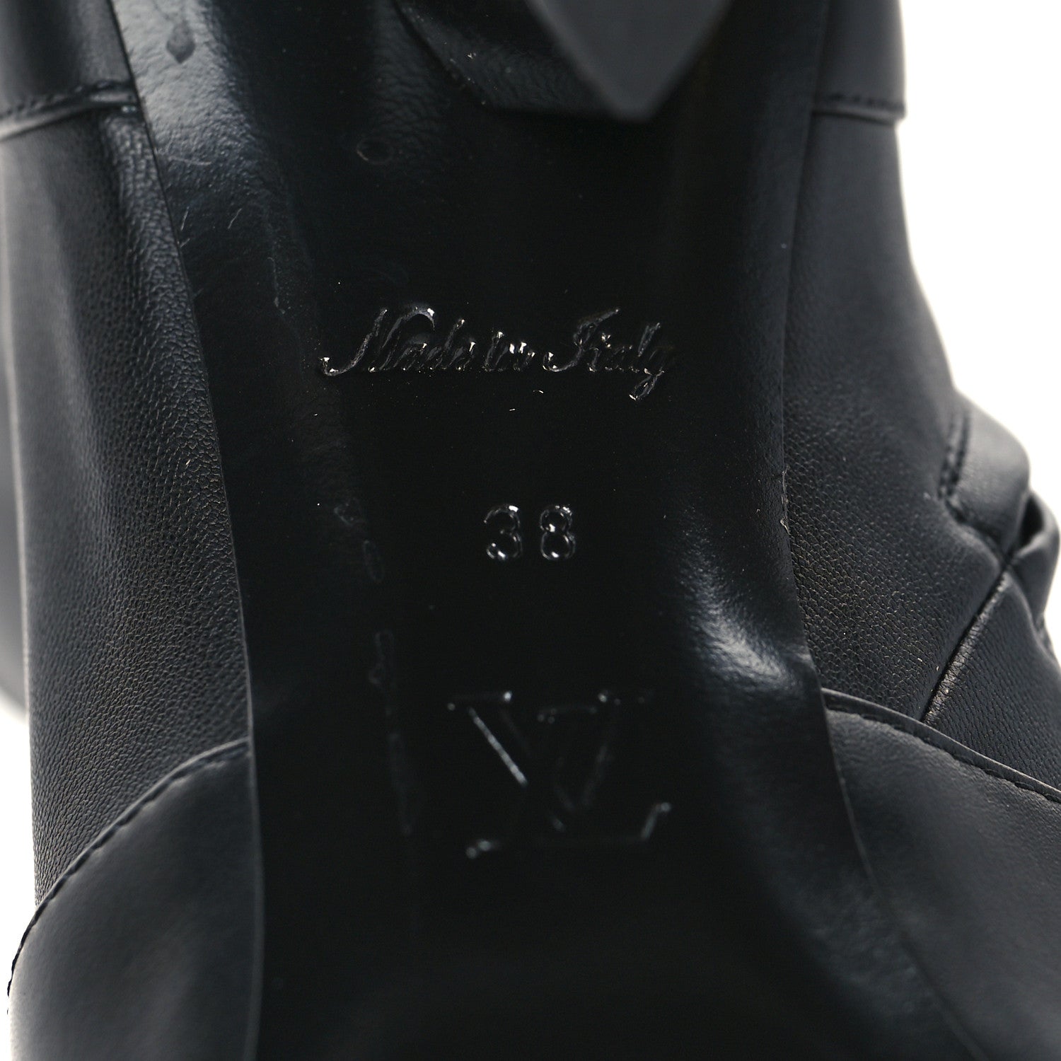 Louis Vuitton Calfskin Silhouette Ankle Boots 38 Black 6 of 8