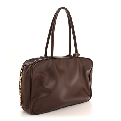 Miu Miu Soft Calf Softy Large Beau Top Handle Bag Briarwood 3 of 12