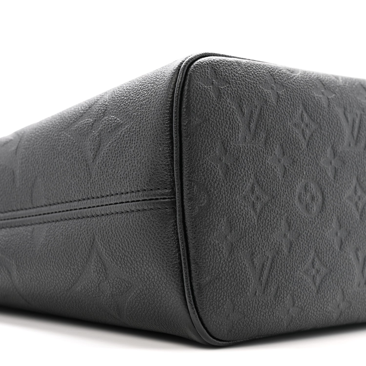 Louis Vuitton Empreinte Monogram Giant Neverfull MM Black 9 of 14