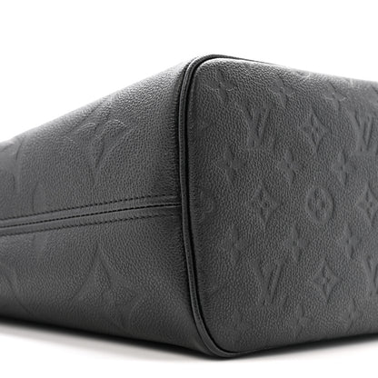 Louis Vuitton Empreinte Monogram Giant Neverfull MM Black 9 of 14