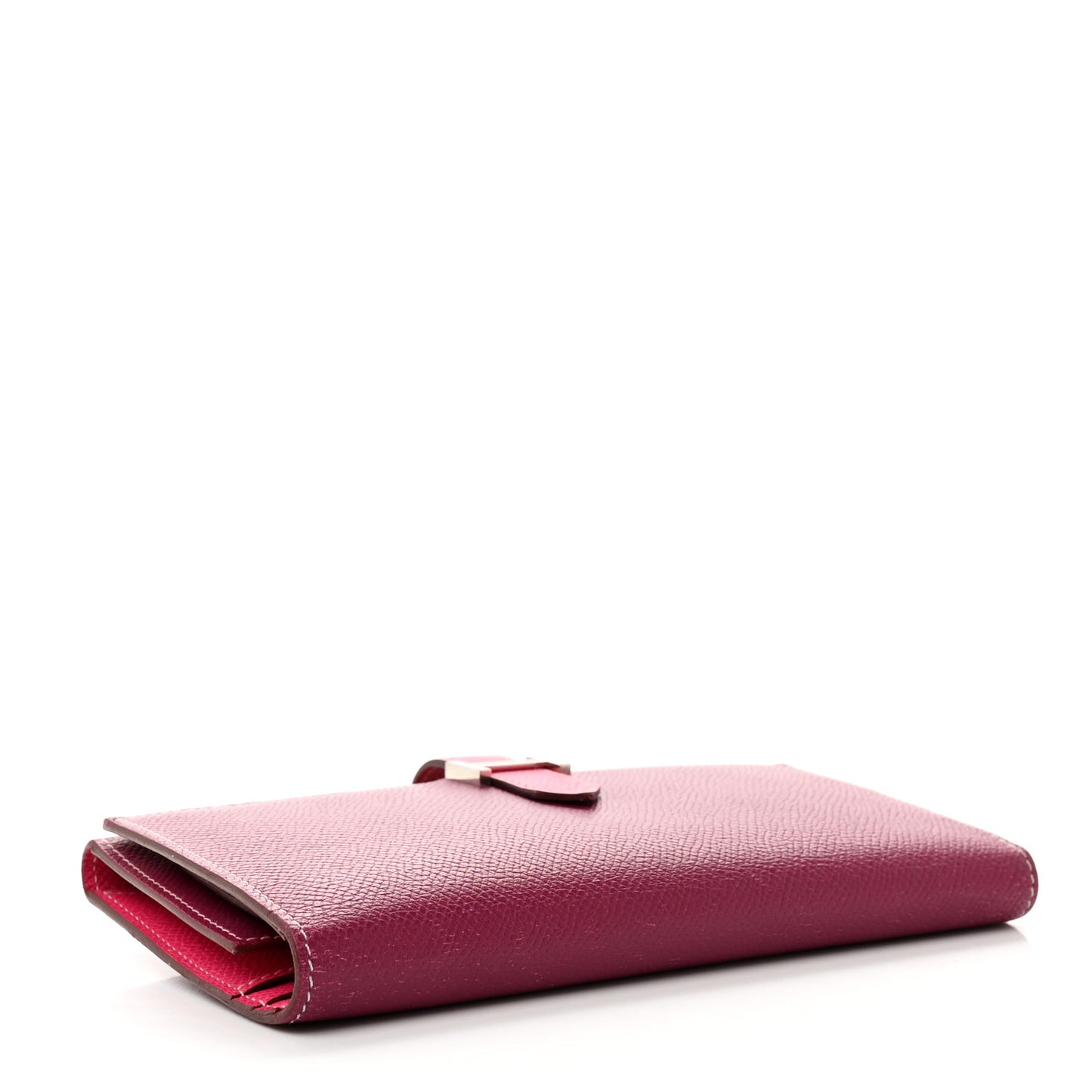 Epsom Bi-Color Tri-Fold Bearn Wallet Tosca Rose Tyrien