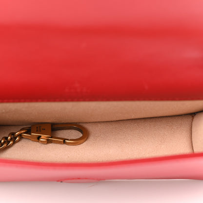 Gucci Calfskin Matelasse GG Marmont Mini Bag Hibiscus Red 5 of 9