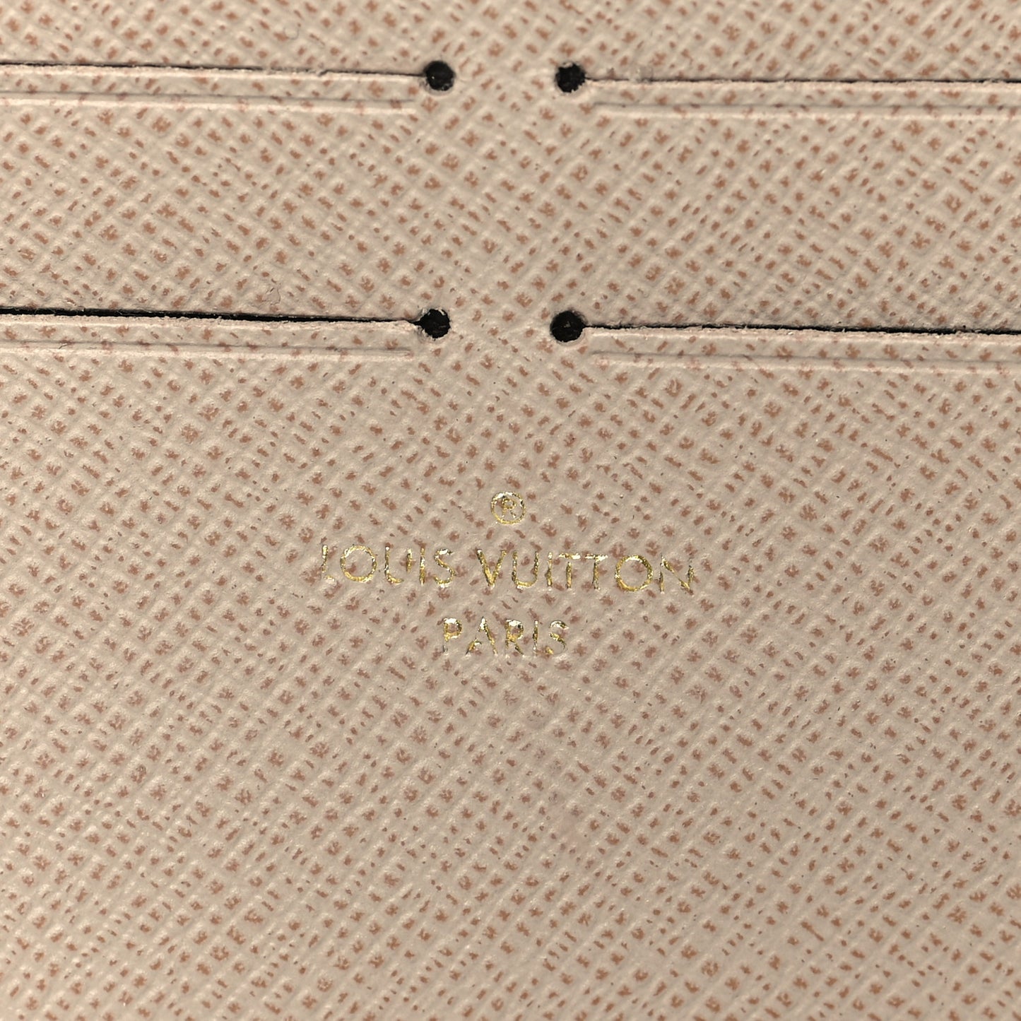 Calfskin Felicie Chain Wallet Card Holder Insert Tourterelle