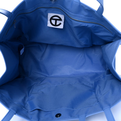 Telfar Vegan Leather Large Shopping Bag Cerulean 5 of 9