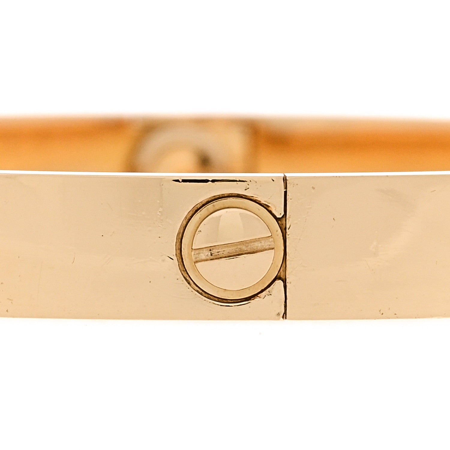 Cartier 18K Yellow Gold LOVE Bracelet 17 4 of 9