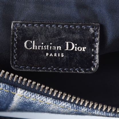Christian Dior Canvas Jean Customise Mini Saddle Pochette Blue 6 of 7