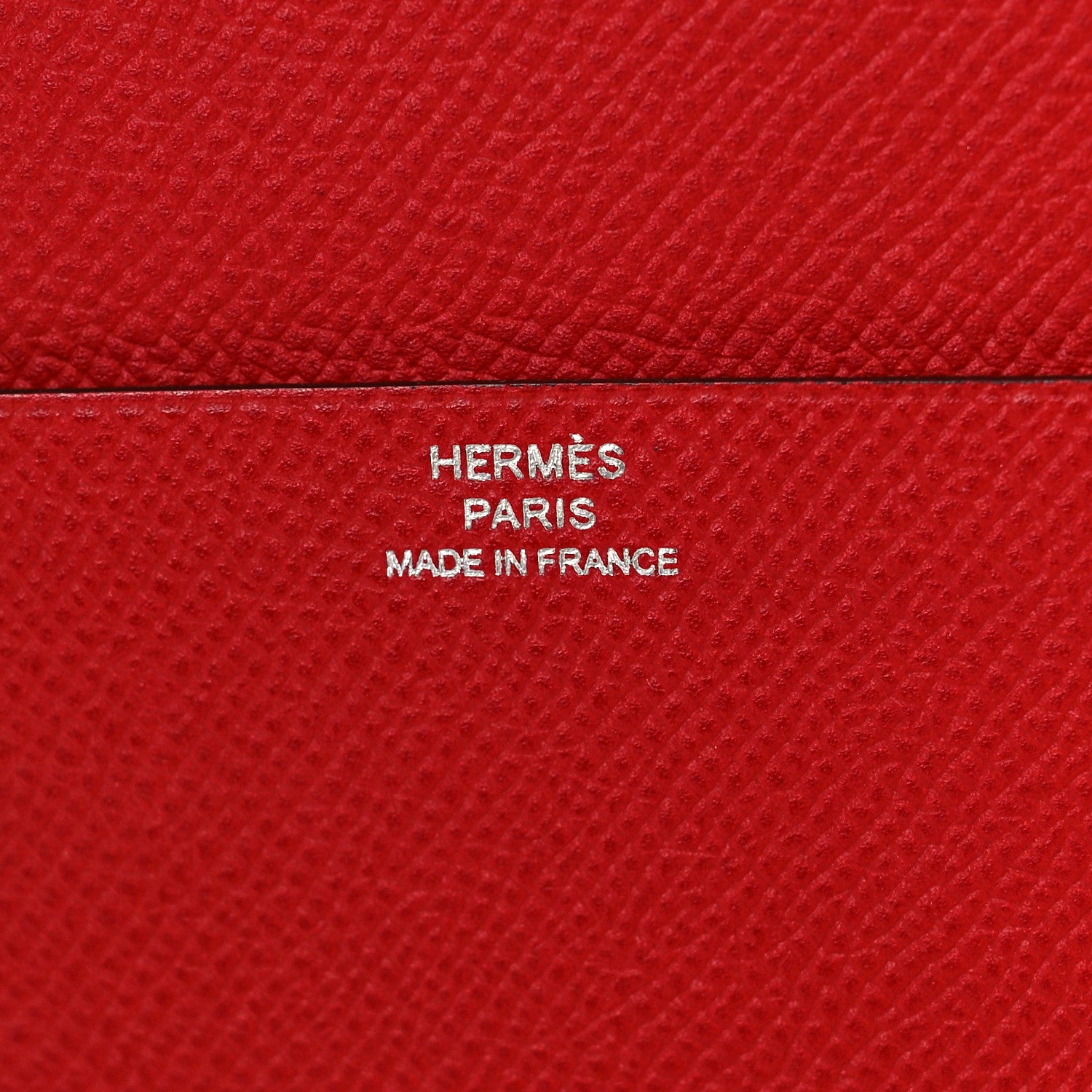 Hermes Epsom E-Zip iPad Notebook Cover Rouge Casaque 6 of 9