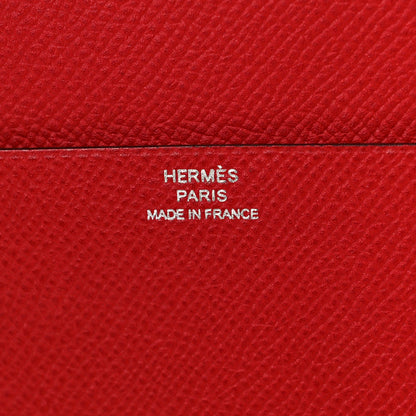 Hermes Epsom E-Zip iPad Notebook Cover Rouge Casaque 6 of 9