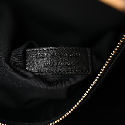 Saint Laurent Canvas Calfskin Leopard Print Rive Gauche Noe Tote Natural Black 7 of 11