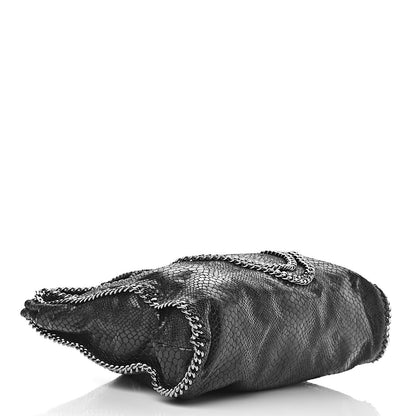 Stella McCartney Snakeskin Effect Big Falabella Tote Black 5 of 11