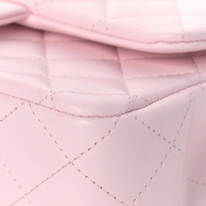Chanel Lambskin Quilted Mini Top Handle Rectangular Flap Light Pink 9 of 10