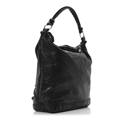 Balenciaga Agneau Giant Brogues Hardware Day Hobo Black 3 of 10