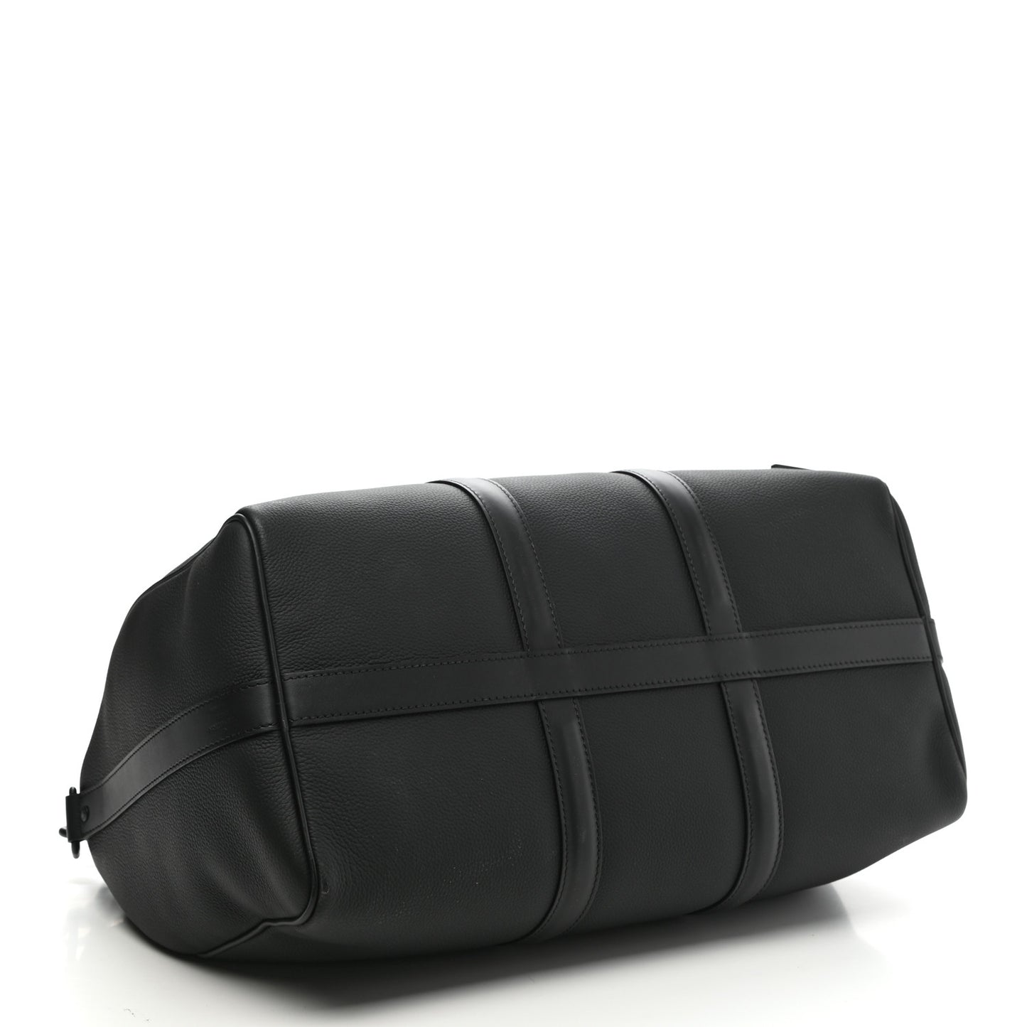 Grained Calfskin Aerogram Keepall Bandouliere 40 Black