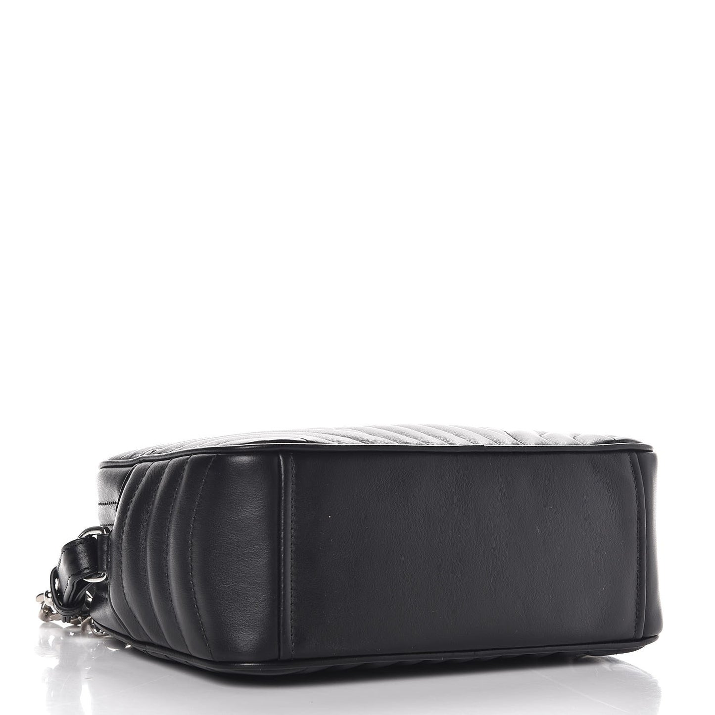 Soft Calfskin Diagramme Crossbody Bag Black