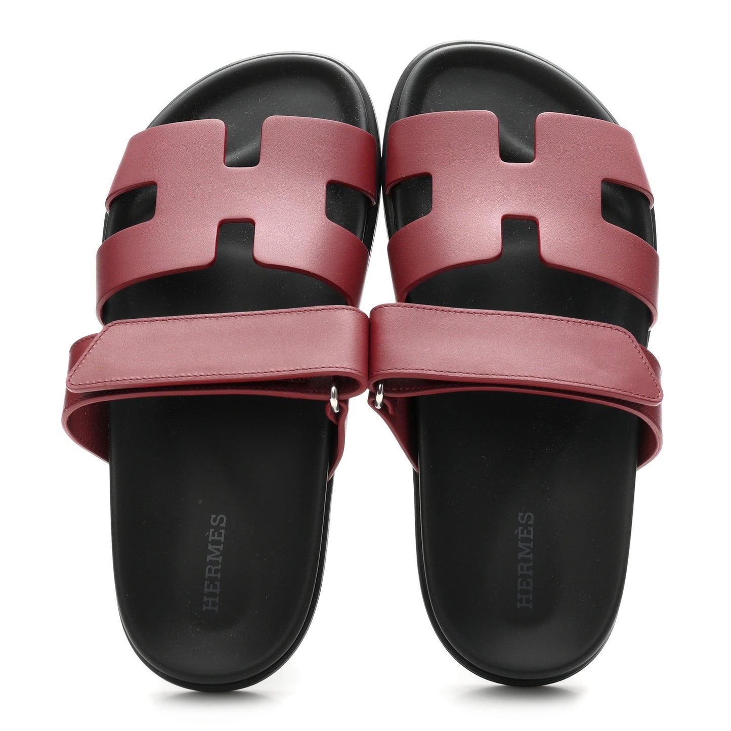 Calfskin Womens Chypre Sandals 36 Rouge H