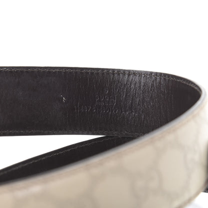 Gucci Guccissima Interlocking G 40mm Belt 80 32 Off White 3 of 9