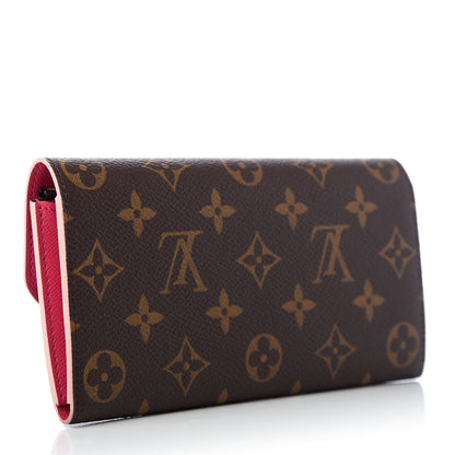 Louis Vuitton Monogram Bloom Flower Emilie Wallet 3 of 8