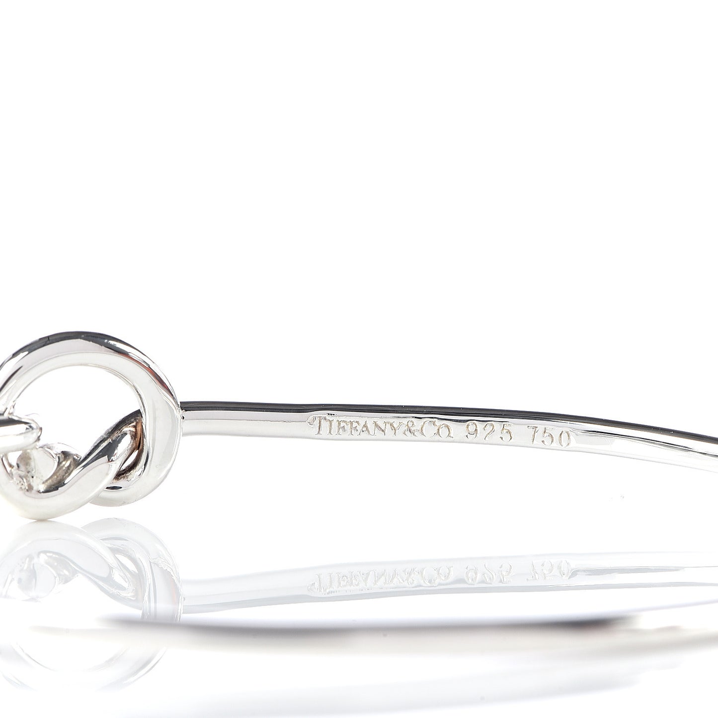 Sterling Silver 18K Yellow Gold Knot Bracelet