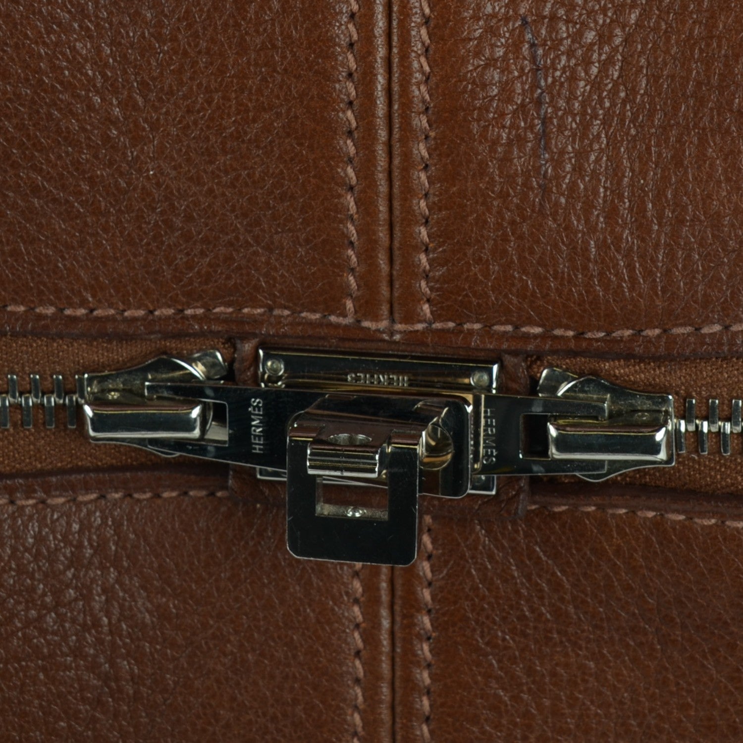 Hermes Taurillon Clemence Victoria II 35 Havane 11 of 15