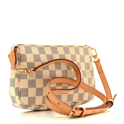 Louis Vuitton Damier Azur Accessories Pochette Long Strap 3 of 10