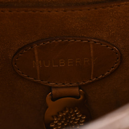 Mulberry Crocodile Embossed Calfskin East West Bayswater Teak 6 of 13