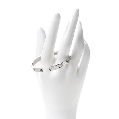 Cartier 18K White Gold LOVE Bracelet 16 2 of 4