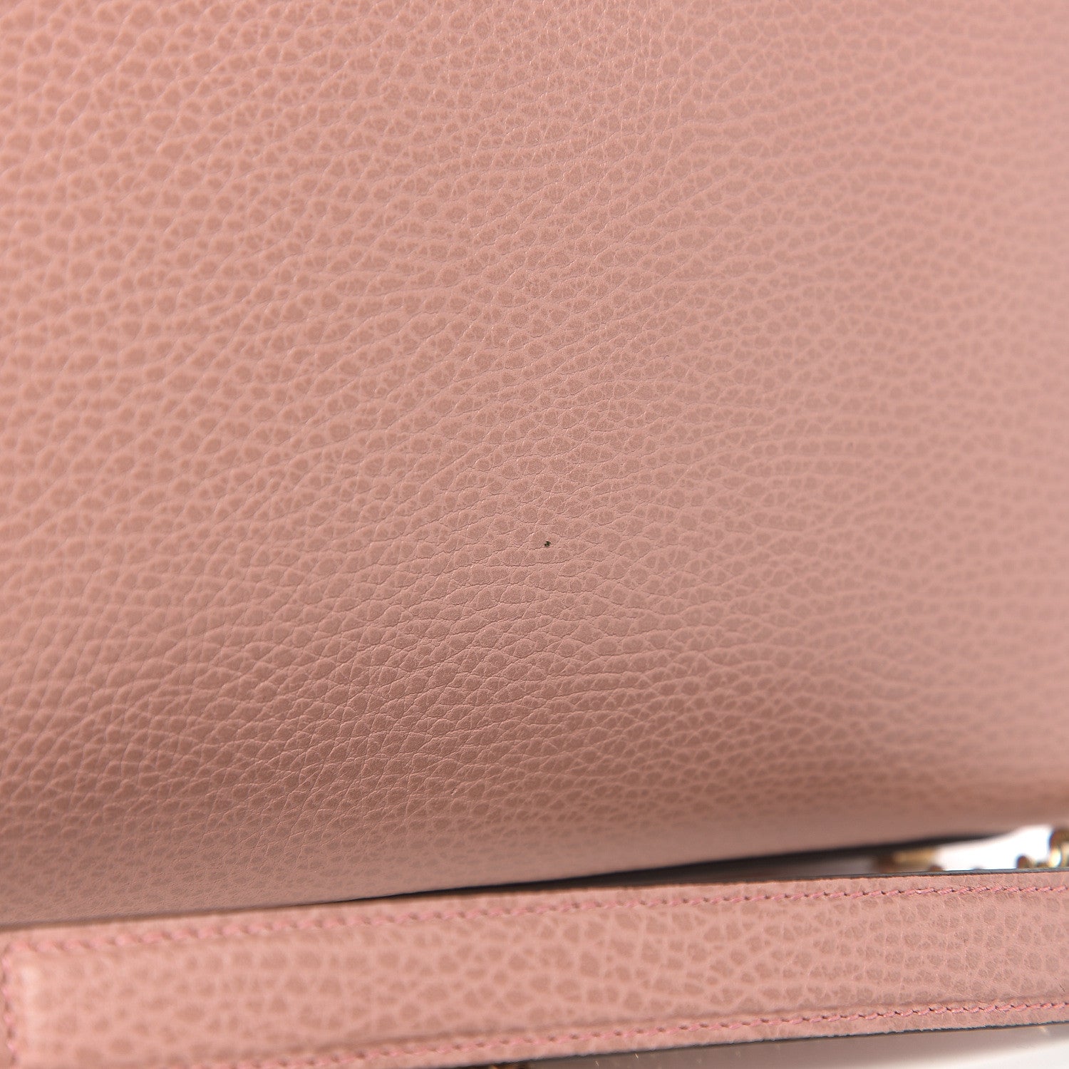 Gucci Dollar Calfskin Interlocking G Top Handle Shoulder Bag Soft Pink 9 of 10