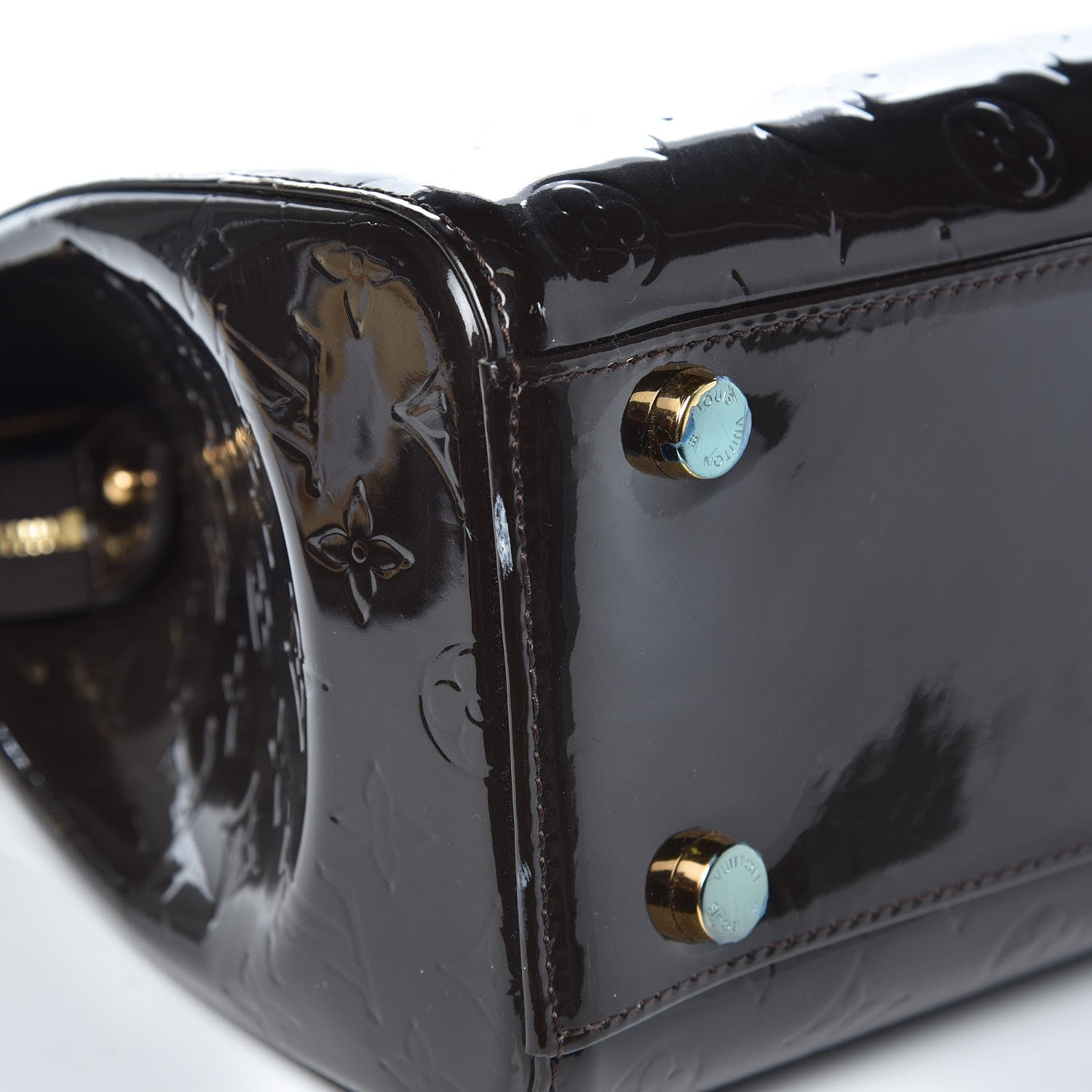 Louis Vuitton Vernis Brea GM Terre D'Ombre 8 of 10