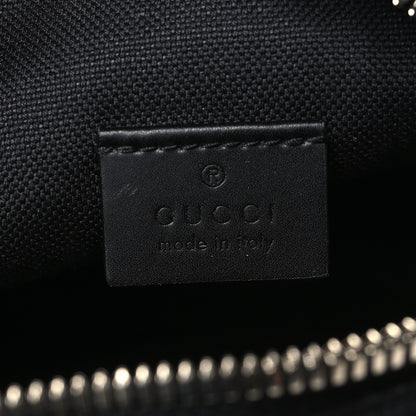 Gucci GG Supreme Monogram Appia Calfskin Web Small Camera Messenger Bag Black Grey 6 of 6