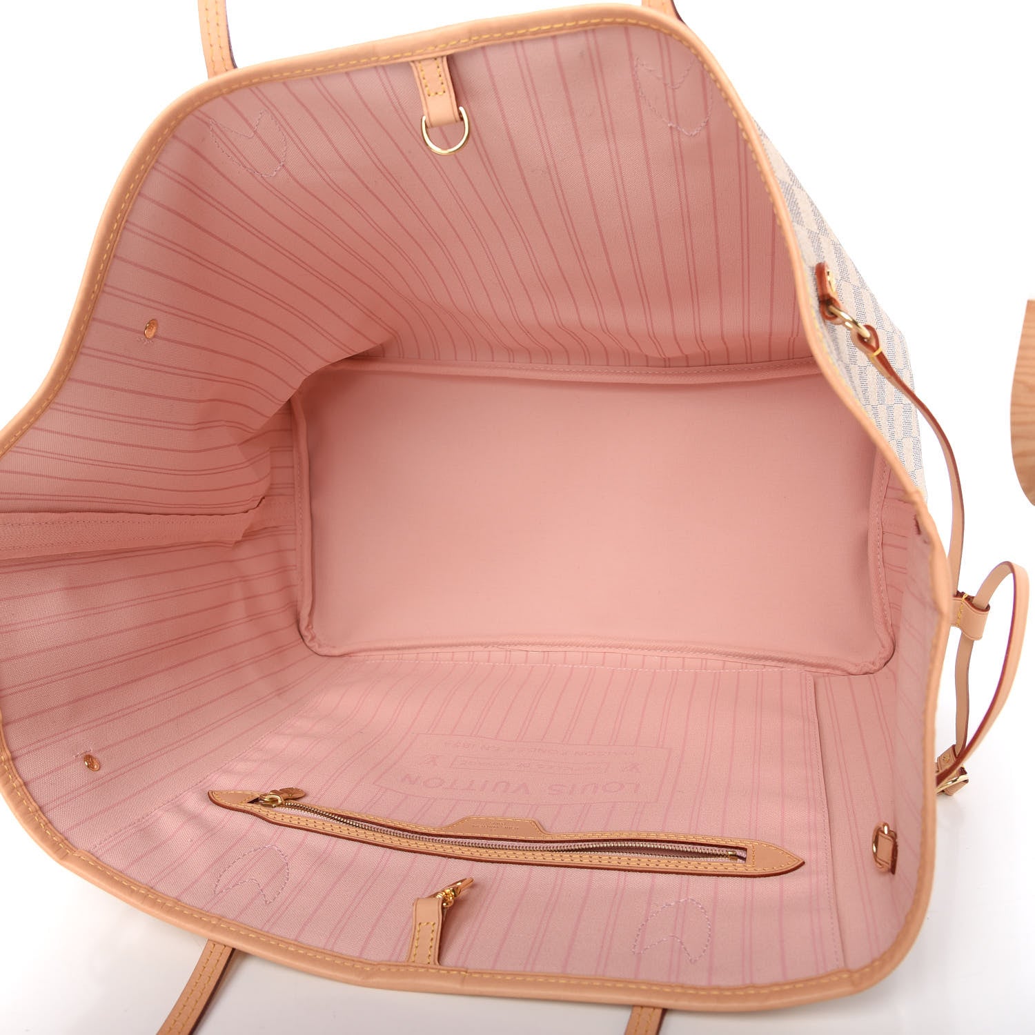 Louis Vuitton Damier Azur Neo Neverfull GM Rose Ballerine 5 of 10