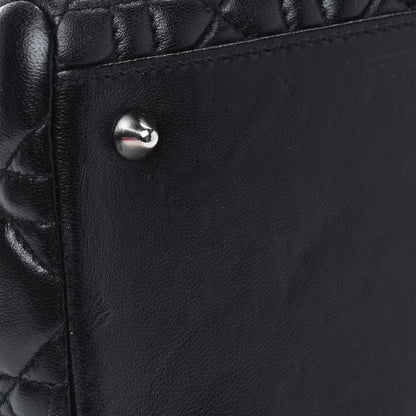 Christian Dior Lambskin Cannage Medium Lady Dior Black 9 of 14