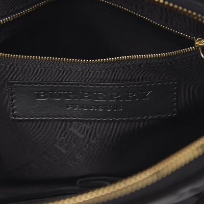 Burberry Prorsum Calfskin Quilted Country Animal Satchel Black 5 of 10