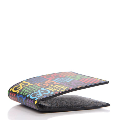Gucci GG Supreme Monogram Psychedelic Bi-Fold Wallet Black Multicolor 4 of 8