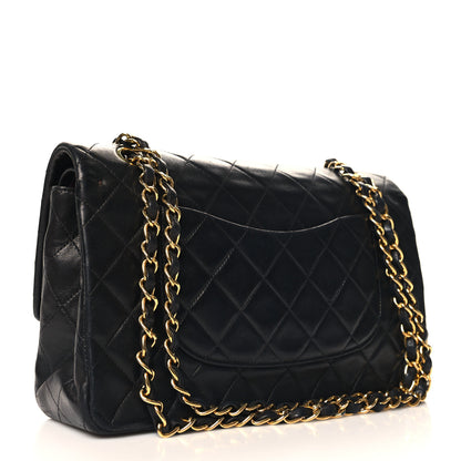 Chanel Lambskin Quilted Medium Double Flap Black 3 of 11