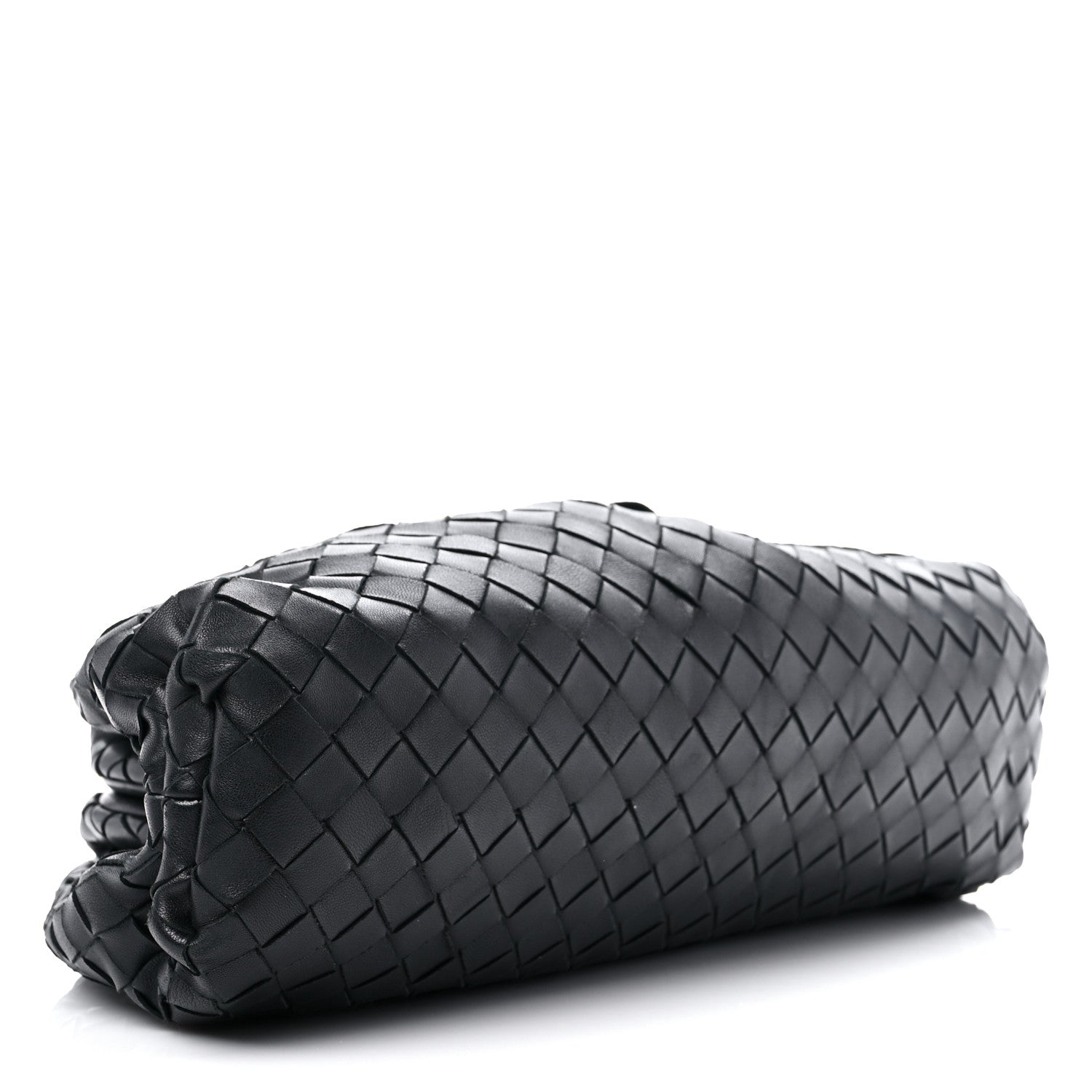 Bottega Veneta Nappa Maxi Intreccio The Pouch Oversized Clutch Black 4 of 11