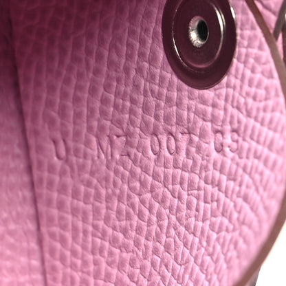 Hermes Epsom Calvi Card Case Mauve Sylvestre 9 of 13