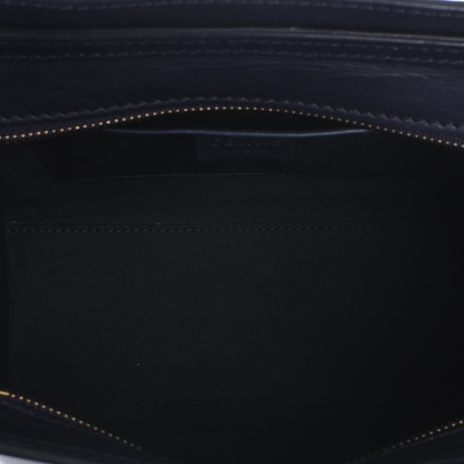 Celine Smooth Calfskin Nano Luggage Navy 6 of 8