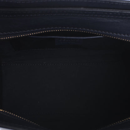 Celine Smooth Calfskin Nano Luggage Navy 6 of 8