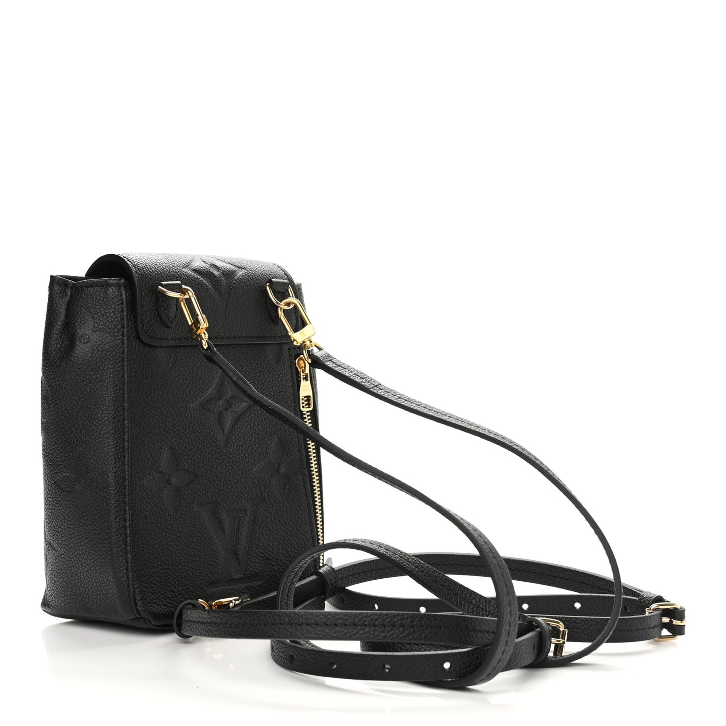 Empreinte Monogram Giant Tiny Backpack Black