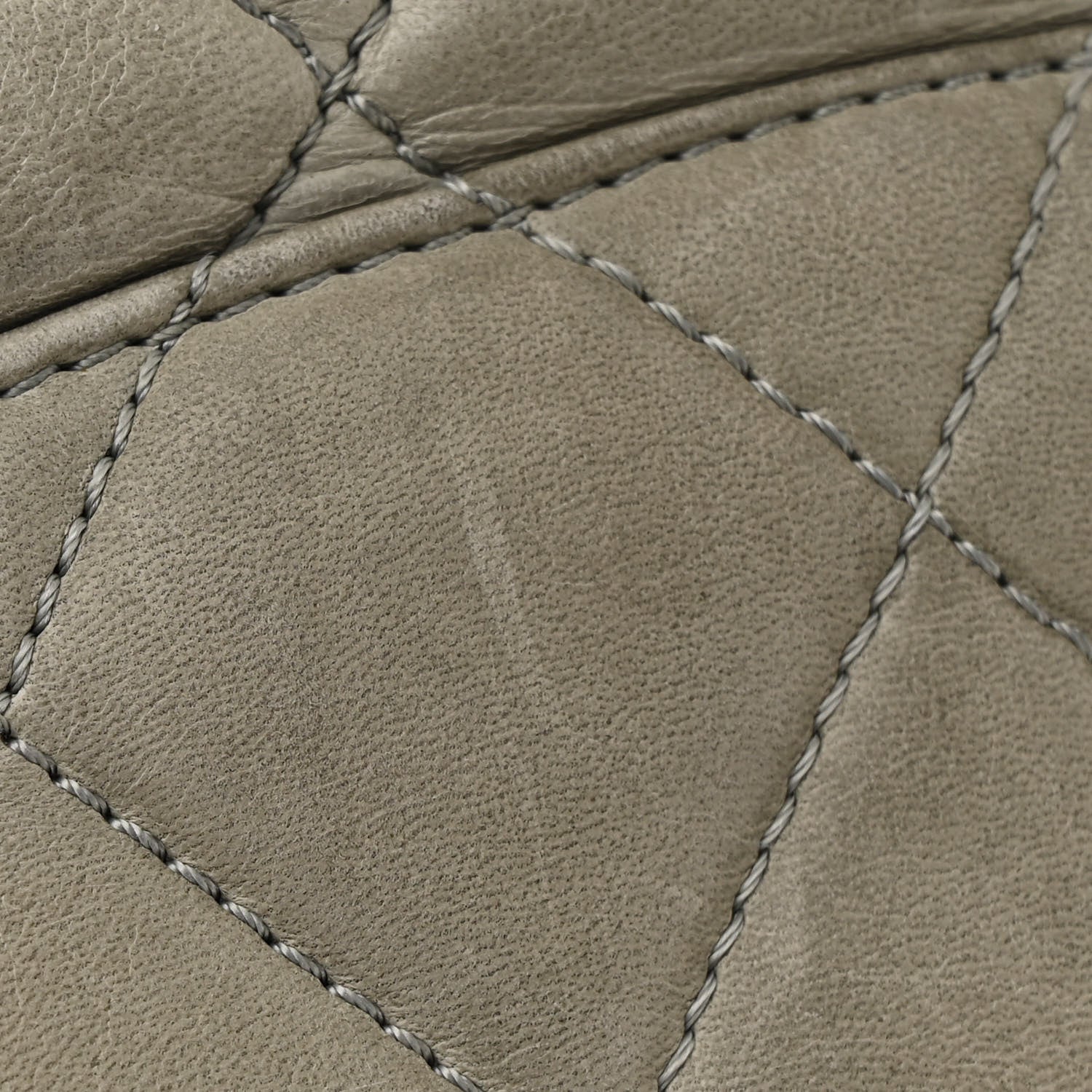Chanel Lambskin Maxi Quilted Chanel 3 Flap Bag Grey 14 of 25