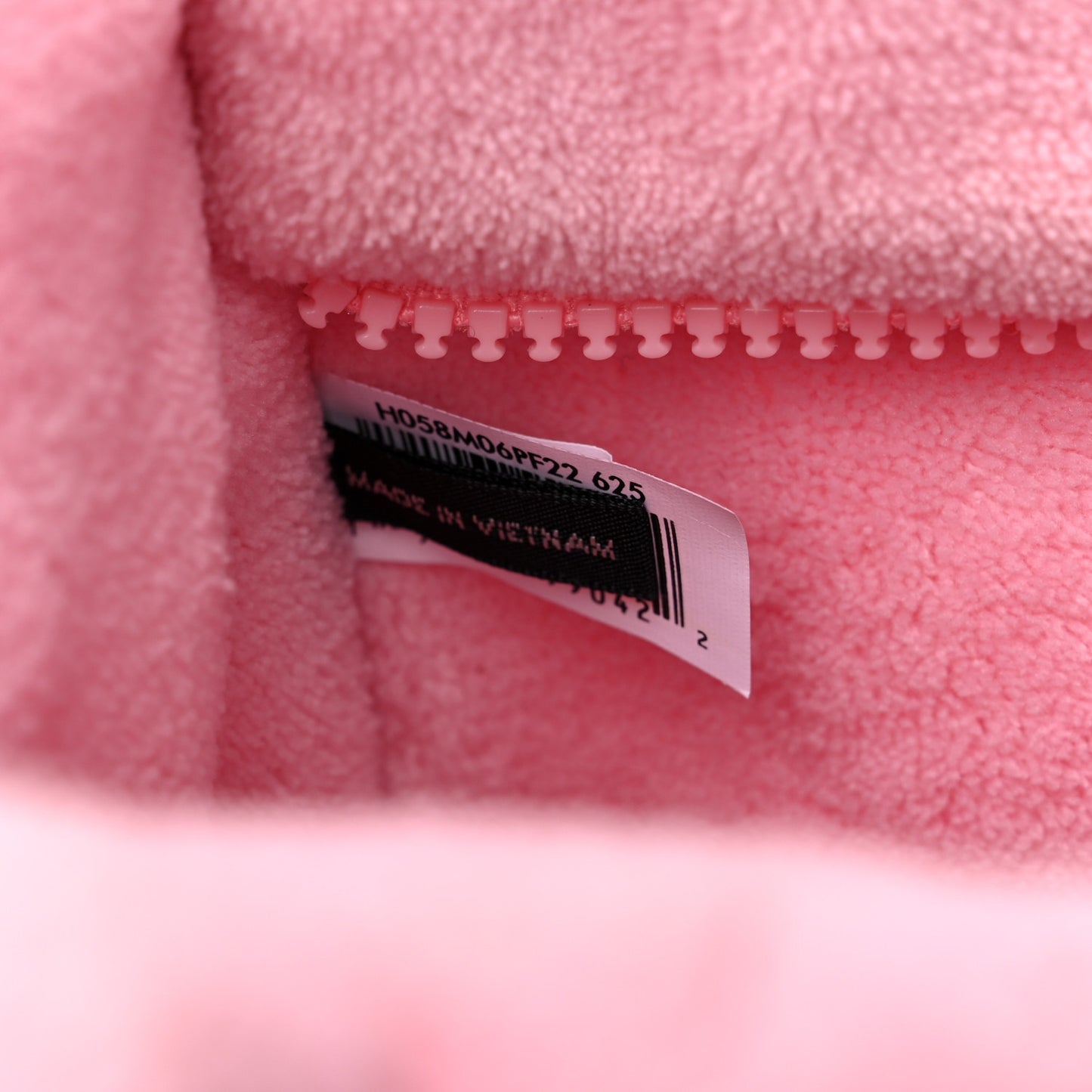Polyester Mini Terry Tote Bag Light Pink