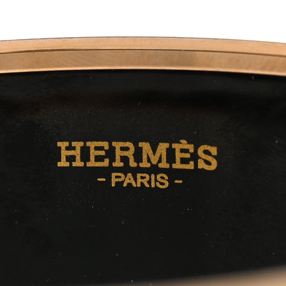 Hermes Enamel Printed Zebres De Tanzania Wide Bracelet 62 4 of 6
