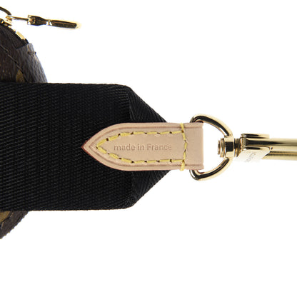 Louis Vuitton Monogram Multi Pochette Accessories Bandouliere Shoulder Strap Black 5 of 6