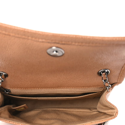 Chanel Caviar Small Natural Beauty Flap Brown 5 of 16