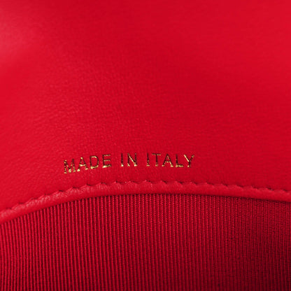 Chanel Lambskin Quilted Wallet on Removable Chain Dark Pink 7 of 8