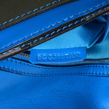 Valentino Garavani Nappa Canvas Camouflage Rockstud Wristlet Clutch Green Blue Fluo 7 of 8