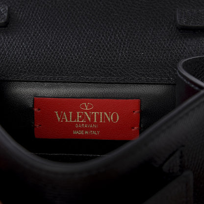 Valentino Garavani Calfskin VLogo Crossbody Bag Black 7 of 9